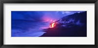 Framed Kilauea Volcano, Hawaii