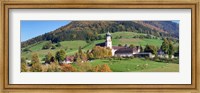 Framed St. Trudpert's Abbey, Black Forest, Baden-Wurttemberg, Germany
