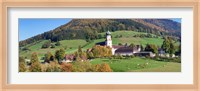 Framed St. Trudpert's Abbey, Black Forest, Baden-Wurttemberg, Germany