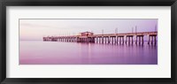 Framed Gulf State Park Pier, Gulf Shores, Baldwin County, Alabama