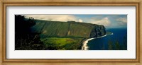 Framed Waipio Valley, Big Island, Hawaii