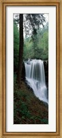 Framed Dry Falls, Nantahala National Forest, Macon County, North Carolina