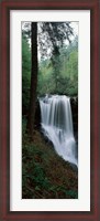 Framed Dry Falls, Nantahala National Forest, Macon County, North Carolina