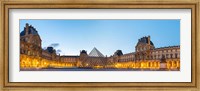 Framed Louvre Museum at Sunrise, Paris, Ile-de-France, France