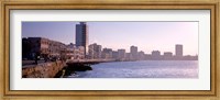 Framed Avenue de Maceo, Havana, Cuba