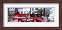 Framed Fire Truck, Charleston, South Carolina