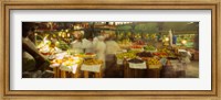 Framed Fruits And Vegetables Market Stall, Santiago, Chile