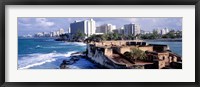 Framed San Jeronimo Fort, San Juan, Puerto Rico