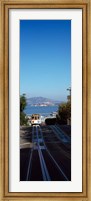 Framed Cable Car near Alcatraz Island, San Francisco Bay