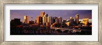 Framed Bow River, Calgary, Alberta, Canada