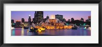 Framed Buckingham Fountain, Chicago, Illinois