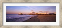 Framed Santa Monica Pier, California
