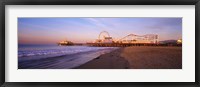 Framed Santa Monica Pier, California