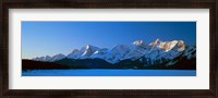 Framed Kananaskis Lake at Sunrise, Alberta, Canada