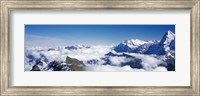 Framed Swiss Alps, Switzerland (close-up)