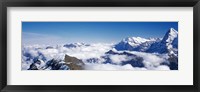 Framed Swiss Alps, Switzerland (close-up)