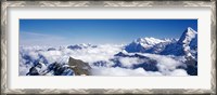 Framed Swiss Alps, Switzerland (close-up)