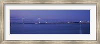 Framed Arthur Ravenel Jr. Bridge, Cooper River, Charleston, South Carolina