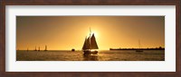 Framed Sailboat in Key West, Florida