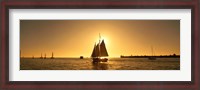 Framed Sailboat in Key West, Florida