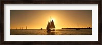 Framed Sailboat in Key West, Florida