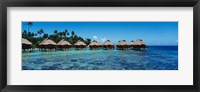 Framed Beach Huts, Bora Bora, French Polynesia