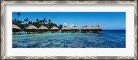 Framed Beach Huts, Bora Bora, French Polynesia