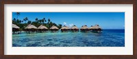 Framed Beach Huts, Bora Bora, French Polynesia