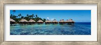 Framed Beach Huts, Bora Bora, French Polynesia