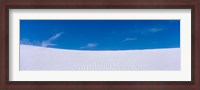 Framed Blue SKy over White Sands National Monument, New Mexico
