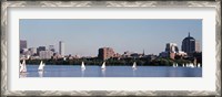 Framed Charles River Skyline, Boston, MA