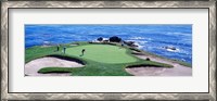 Framed Golfers Pebble Beach, California