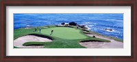 Framed Golfers Pebble Beach, California