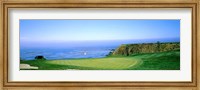 Framed Pebble Beach Golf Course, Monterey County, California