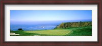 Framed Pebble Beach Golf Course, Monterey County, California