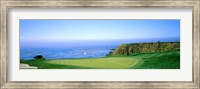 Framed Pebble Beach Golf Course, Monterey County, California