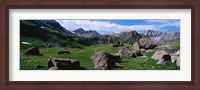 Framed Governor's Basin, Rocky Mountains, CO