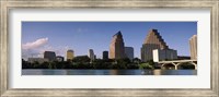 Framed Waterfront Buildings in Austin, Texas