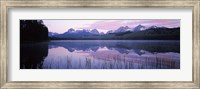 Framed Little Redfish Lake, Sawtooth National Recreation Area, Custer County, Idaho
