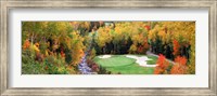 Framed New England Golf Course