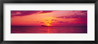 Framed Sunset over Cat Island, Bahamas