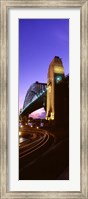 Framed Australia, Sydney, Harbor Bridge (vertical)
