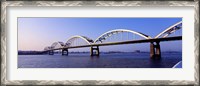 Framed Centennial Bridge, Iowa, Illinois