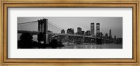 Framed Brooklyn Bridge, Manhattan, NYC