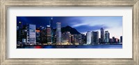 Framed Central District, Hong Kong, Asia