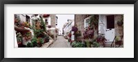 Framed Saint Ives Street Scene, Cornwall, England
