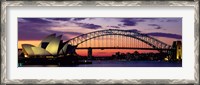 Framed Sydney Harbor Bridge At Sunset,  Australia