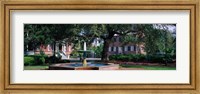Framed Columbia Square Historic District, Savannah, GA
