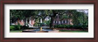 Framed Columbia Square Historic District, Savannah, GA