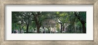 Framed Whitefield Square Historic District, Savannah, GA